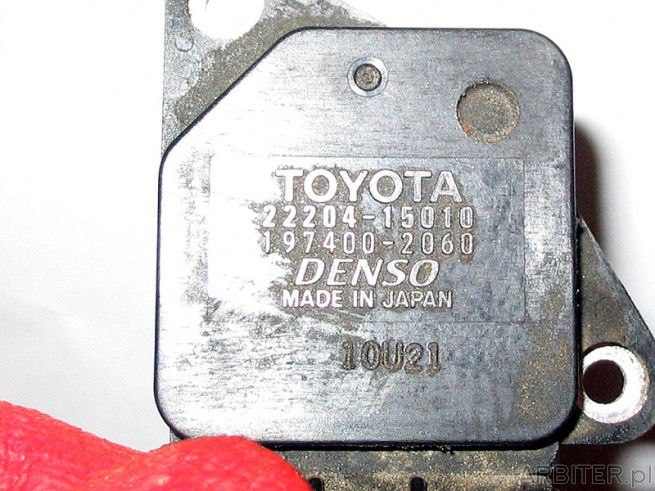 Przepływomierz Toyota 22204-15010 19740-2060 Denso Japan 10U21 - oryginalnie w ...